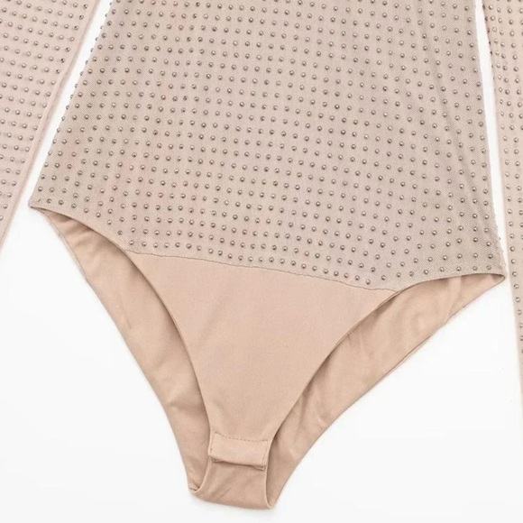 Rhinestone mesh bodysuit - Picture 11 of 12